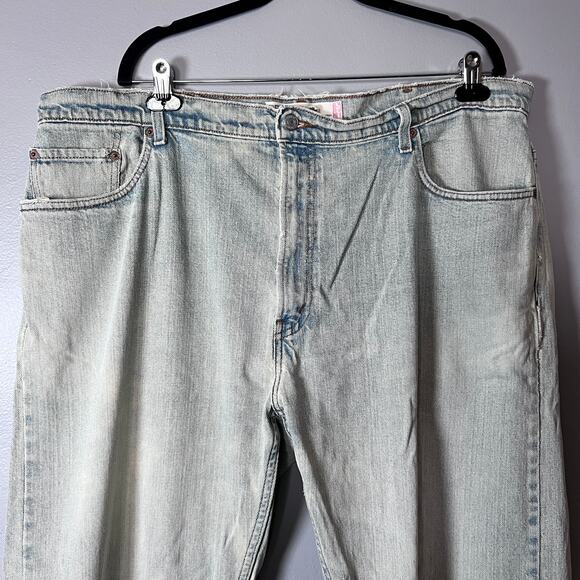 ✨Levi’s 559 Men’s Jeans Relaxed Straight Blue Denim Faded Wash W42 L30 - Picture 14 of 14